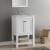 Fresca FCB2304WH-I Manchester 24" White Traditional Bathroom Vanity