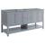 Fresca FCB2372GR-D Manchester 72" Gray Traditional Double Sink Bathroom Cabinet