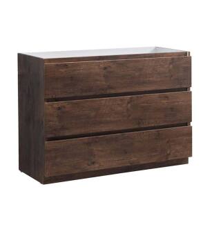 Fresca FCB9348RW Lazzaro 48" Rosewood Free Standing Modern Bathroom Cabinet
