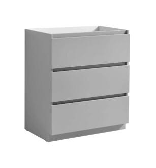 Fresca FCB9330GR Lazzaro 30" Gray Free Standing Modern Bathroom Cabinet