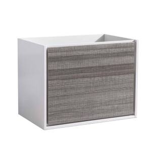 Fresca FCB9230HA Catania 30" Ash Gray Wall Hung Modern Bathroom Cabinet