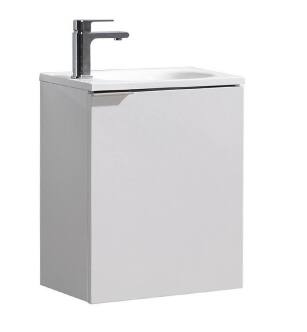 Fresca FCB8003WH-I Valencia 20" Glossy White Wall Hung Modern Bathroom Vanity