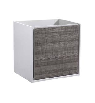 Fresca FCB9224HA Catania 24" Ash Gray Wall Hung Modern Bathroom Cabinet
