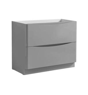 Fresca FCB9140GRG Tuscany 40" Glossy Gray Free Standing Modern Bathroom Cabinet