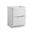 Fresca FCB9124WH Tuscany 24" Glossy White Free Standing Modern Bathroom Cabinet