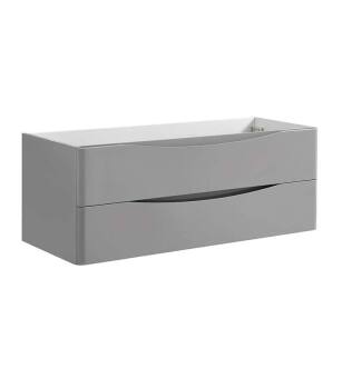 Fresca FCB9048GRG Tuscany 48" Glossy Gray Wall Hung Modern Bathroom Cabinet