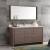 Fresca FVN8119GO-S Allier 60" Gray Oak Modern Single Sink Bathroom Vanity with Mirror