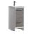 Fresca FCB8118HA-I Allier Rio 16" Ash Gray Modern Bathroom Cabinet with Sink