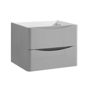 Fresca FCB9024GRG Tuscany 24" Glossy Gray Wall Hung Modern Bathroom Cabinet