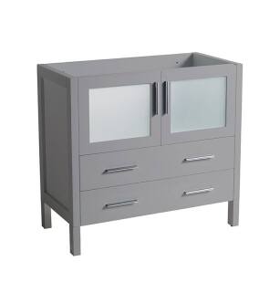 Fresca FCB6236GR Torino 36" Grey Modern Bathroom Cabinet
