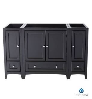 Fresca FCB20-123012ES Oxford 54" Espresso Traditional Bathroom Cabinets