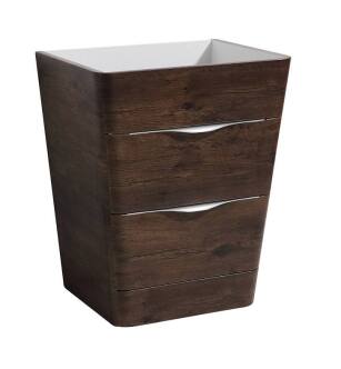 Fresca FCB8525RW Milano 26" Rosewood Modern Bathroom Cabinet