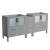 Fresca FCB62-301230GR Torino 72" Grey Modern Bathroom Cabinets