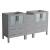 Fresca FCB62-241224GR Torino 60" Grey Modern Bathroom Cabinets