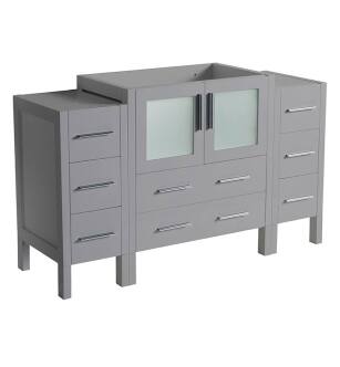 Fresca FCB62-123012GR Torino 54" Grey Modern Bathroom Cabinets