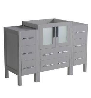 Fresca FCB62-122412GR Torino 48" Grey Modern Bathroom Cabinets