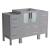 Fresca FCB62-122412GR Torino 48" Grey Modern Bathroom Cabinets