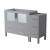 Fresca FCB62-3612GR Torino 48" Grey Modern Bathroom Cabinets