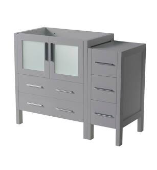 Fresca FCB62-3012GR Torino 42" Grey Modern Bathroom Cabinets