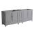 Fresca FCB20-361236GR Oxford 83" Grey Traditional Double Sink Bathroom Cabinets