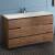 Fresca FCB9360RW-S-I Lazzaro 60" Rosewood Free Standing Modern Bathroom Cabinet with Integrated Single Sink