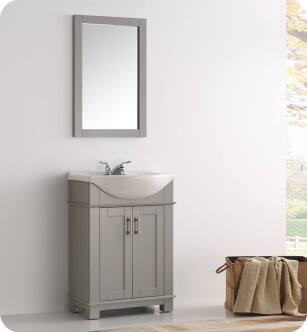 Fresca FVN2302GR-CMB Hartford 24" Gray Traditional Bathroom Vanity