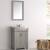 Fresca FVN2302GR-CMB Hartford 24" Gray Traditional Bathroom Vanity