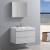 Fresca FVN8336WH Valencia 36" Glossy White Wall Hung Modern Bathroom Vanity with Medicine Cabinet