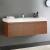 Fresca FCB8041TK-I Mezzo 60" Teak Modern Bathroom Vanity with Integrated Sink