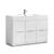 Fresca FCB8448WH-I Valencia 48" Glossy White Free Standing Modern Bathroom Vanity