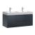 Fresca FCB8348GG-D-I Valencia 48" Dark Slate Gray Wall Hung Double Sink Modern Bathroom Vanity