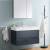 Fresca FVN8336GG Valencia 36" Dark Slate Gray Wall Hung Modern Bathroom Vanity with Medicine Cabinet