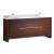 Fresca FCB8172WG-CWH-U Allier 72" Wenge Brown Modern Double Sink Bathroom Cabinet with Top & Sinks