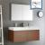 Fresca FVN8012TK Mezzo 48" Teak Wall Hung Double Sink Modern Bathroom Vanity with Medicine Cabinet