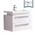 Fresca FCB8080WH-I Medio 32" White Modern Bathroom Cabinet with Vessel Sink