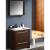 Fresca FVN8130WG Allier 30" Modern Bathroom Vanity with Mirror in Wenge Brown