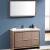 Fresca FVN8148GO Allier 48" Modern Bathroom Vanity with Mirror in Gray Oak