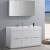 Fresca FVN8460WH Valencia 60" Glossy White Free Standing Modern Bathroom Vanity with Medicine Cabinet