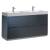 Fresca FCB8460GG-D-I Valencia 60" Dark Slate Gray Free Standing Double Sink Modern Bathroom Vanity