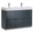 Fresca FCB8448GG-D-I Valencia 48" Dark Slate Gray Free Standing Double Sink Modern Bathroom Vanity