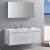 Fresca FVN8360WH Valencia 60" Glossy White Wall Hung Modern Bathroom Vanity with Medicine Cabinet