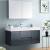 Fresca FVN8348GG Valencia 48" Dark Slate Gray Wall Hung Modern Bathroom Vanity with Medicine Cabinet