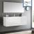 Fresca FVN8093WH Vista 59" White Wall Hung Single Sink Modern Bathroom Vanity with Medicine Cabinet