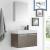 Fresca FVN8089GO Vista 30" Gray Oak Wall Hung Modern Bathroom Vanity with Medicine Cabinet