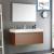 Fresca FVN8011TK Mezzo 48" Teak Wall Hung Modern Bathroom Vanity with Medicine Cabinet