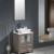 Fresca FVN6224GO-VSL Torino 24" Modern Bathroom Vanity with Vessel Sink in Gray Oak