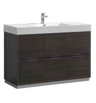 Fresca FCB8448GO-I Fresca Valencia 48" Gray Oak Free Standing Modern Bathroom Vanity