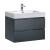 Fresca FCB8330GG-I Valencia 30" Dark Slate Gray Wall Hung Modern Bathroom Vanity