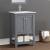 Fresca FCB2304GR-I Manchester 24" Gray Traditional Bathroom Vanity