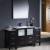 Fresca FVN62-123612ES-UNS Torino 60" Modern Bathroom Vanity with 2 Side Cabinets and Integrated Sink in Espresso